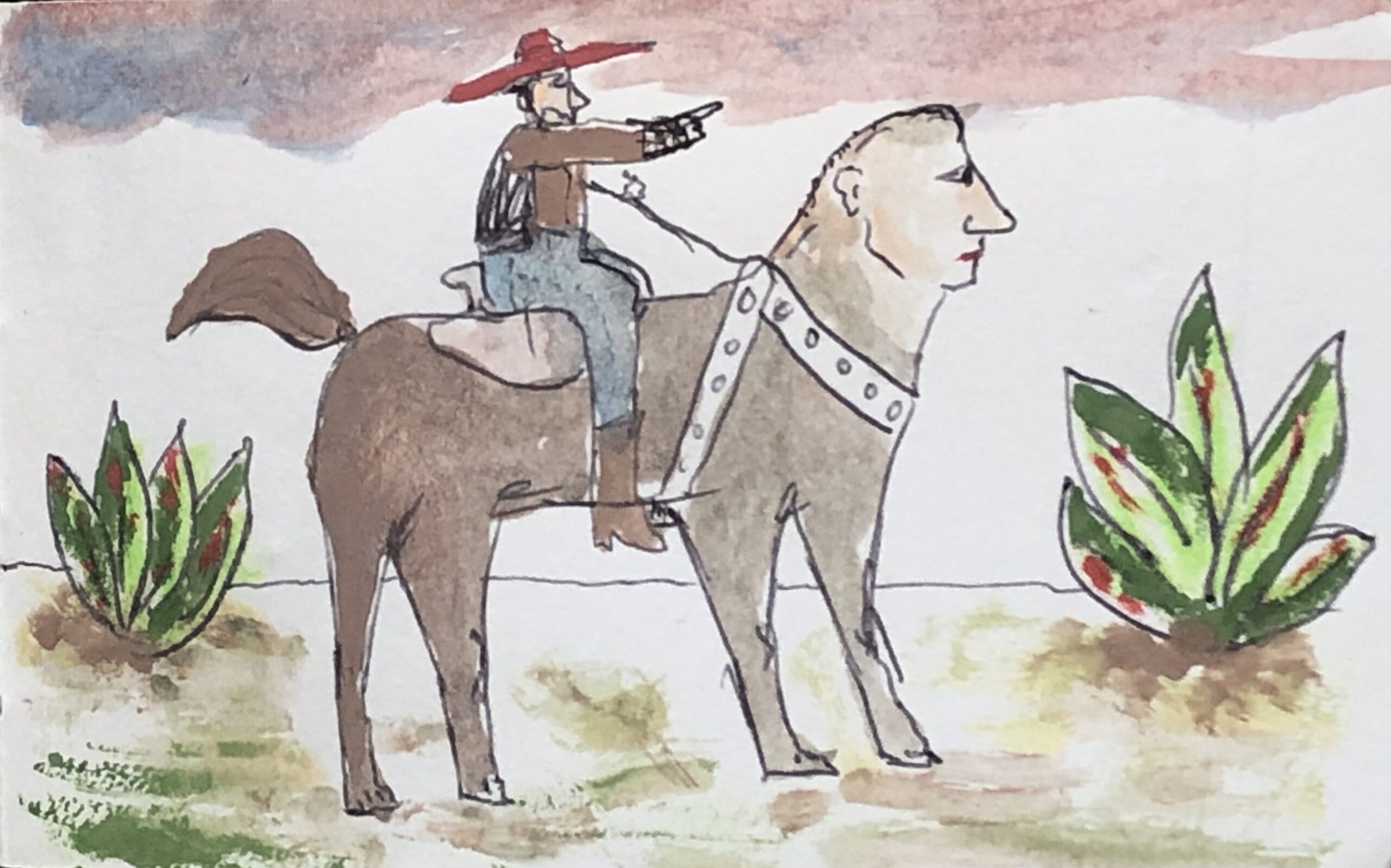Man on horseback man